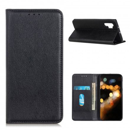 Beskyttelse Deksel Til Samsung Galaxy A32 4G Folio Deksel Elegance Split Litchi Leather