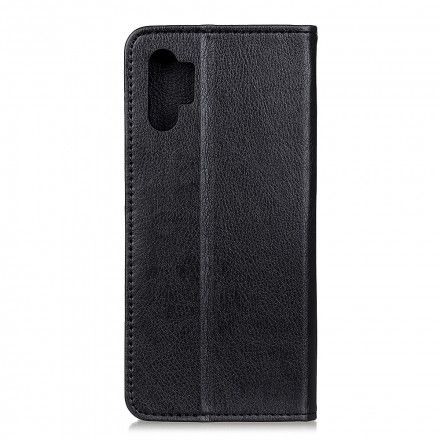 Beskyttelse Deksel Til Samsung Galaxy A32 4G Folio Deksel Elegance Split Litchi Leather