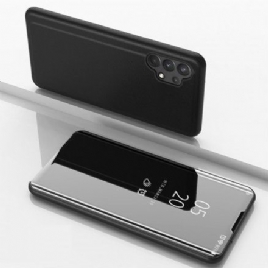Beskyttelse Deksel Til Samsung Galaxy A32 4G Speil Og Kunstskinn