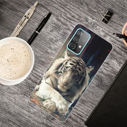 Deksel Til Samsung Galaxy A32 4G Fleksibel Tiger