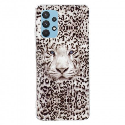 Deksel Til Samsung Galaxy A32 4G Fluorescerende Leopard