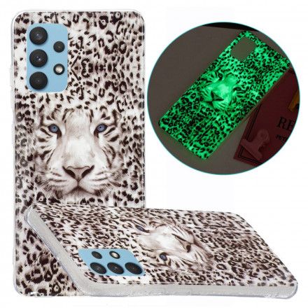 Deksel Til Samsung Galaxy A32 4G Fluorescerende Leopard