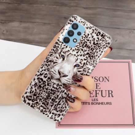 Deksel Til Samsung Galaxy A32 4G Fluorescerende Leopard