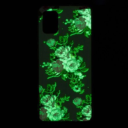 Deksel Til Samsung Galaxy A32 4G Fluorescerende Liberty-blomster