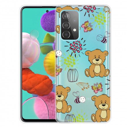 Deksel Til Samsung Galaxy A32 4G Teddy Bears Topp