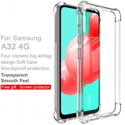 Deksel Til Samsung Galaxy A32 4G Transparent Silkeaktig Imak