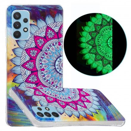 Mobildeksel Til Samsung Galaxy A32 4G Fluorescerende Fargerik Mandala