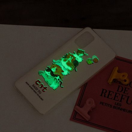 Mobildeksel Til Samsung Galaxy A32 4G Fluorescerende Katter