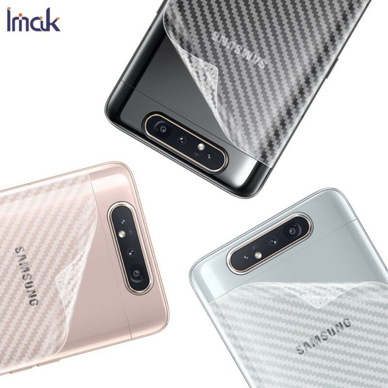 Beskyttelsesfilm Bak For Samsung Galaxy A90 / A80 Carbon Style Imak