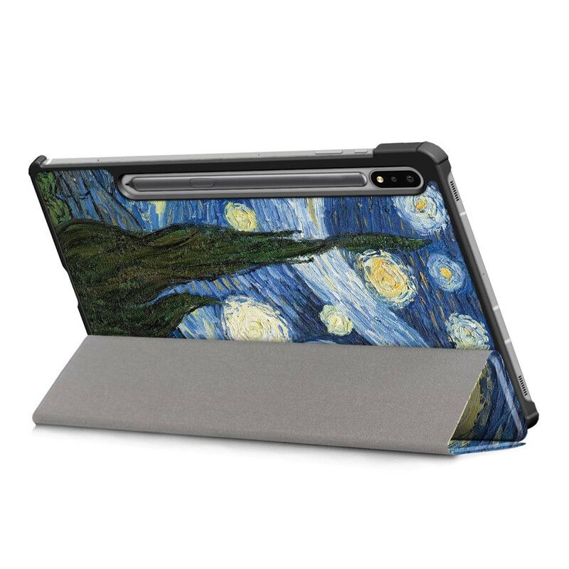 Beskyttelse Deksel Til Samsung Galaxy Tab S7 FE Forbedret Van Gogh