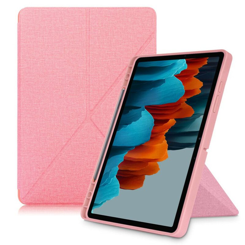 Beskyttelse Deksel Til Samsung Galaxy Tab S7 FE Origami Tekstur