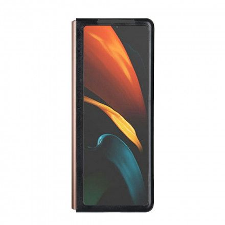 Deksel Til Samsung Galaxy Z Fold 2 Farge I Kunstskinn