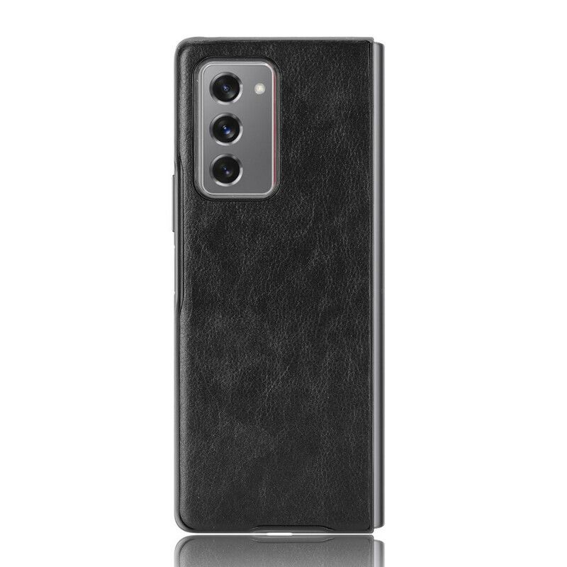 Deksel Til Samsung Galaxy Z Fold 2 Faux Leather Litchi