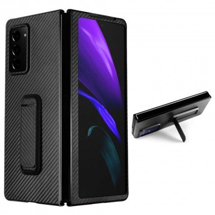 Deksel Til Samsung Galaxy Z Fold 2 Teksturert Med Håndfri Støtte