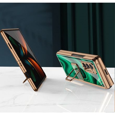 Deksel Til Samsung Galaxy Z Fold 2 Vintage Klokke Og Gkk-brakett