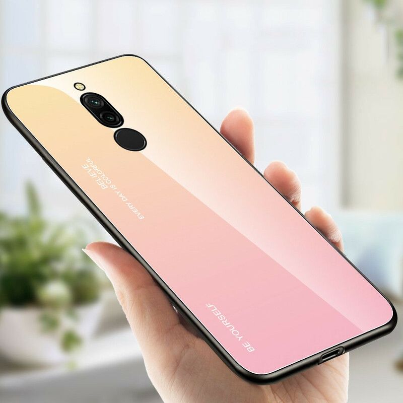 Deksel Til Xiaomi Redmi 8 Vær Deg Selv Herdet Glass