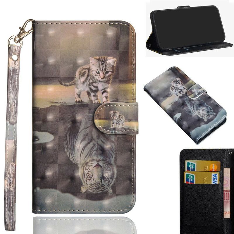 Folio Deksel Til Xiaomi Redmi 8 Ernest The Tiger