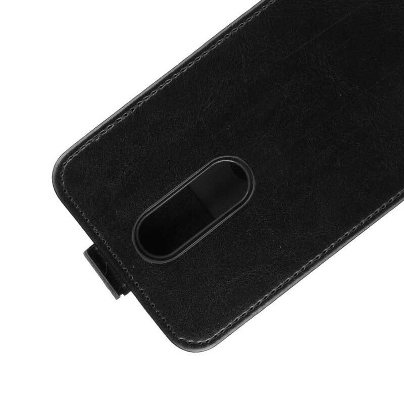 Folio Deksel Til Xiaomi Redmi 8 Lærdeksel Brettbar Skinneffekt
