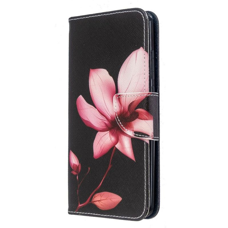 Folio Deksel Til Xiaomi Redmi 8 Rosa Blomst