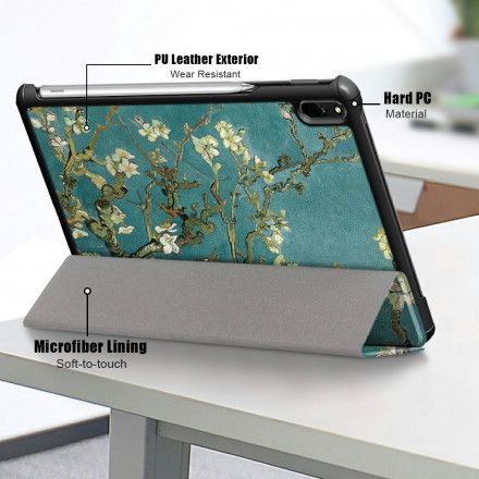 Beskyttelse Deksel Til Huawei MatePad 11 Forsterkede Blomstrende Grener