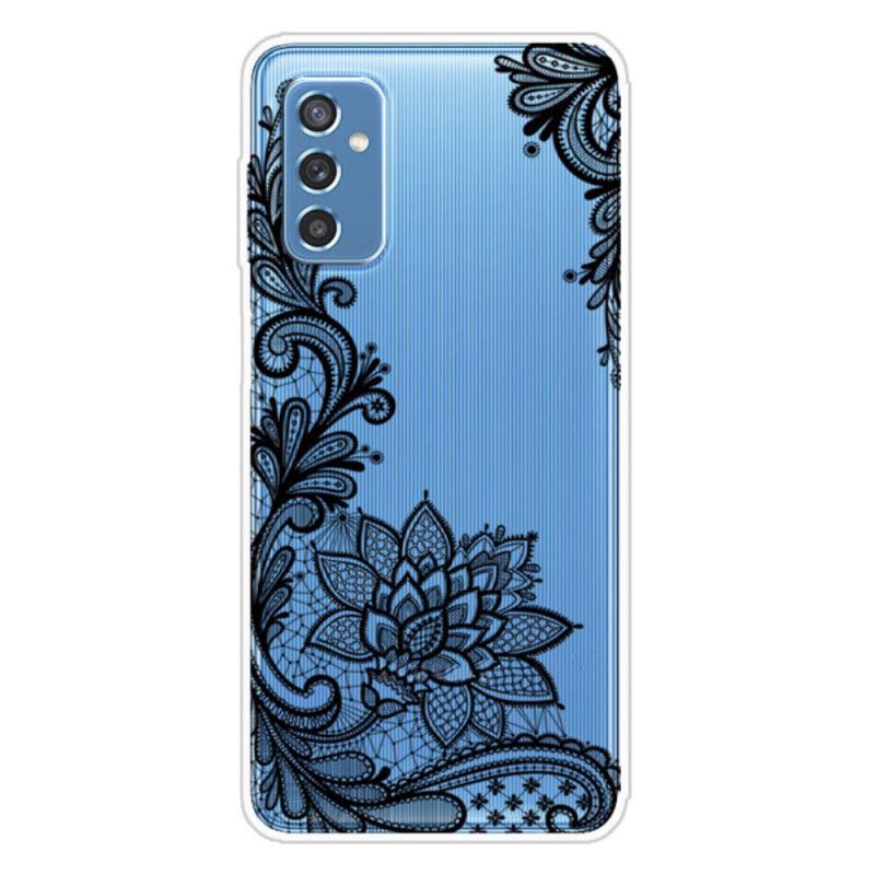 Deksel Til Samsung Galaxy M52 5G Broderte Blomster