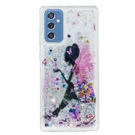 Deksel Til Samsung Galaxy M52 5G Prinsesse Glitter
