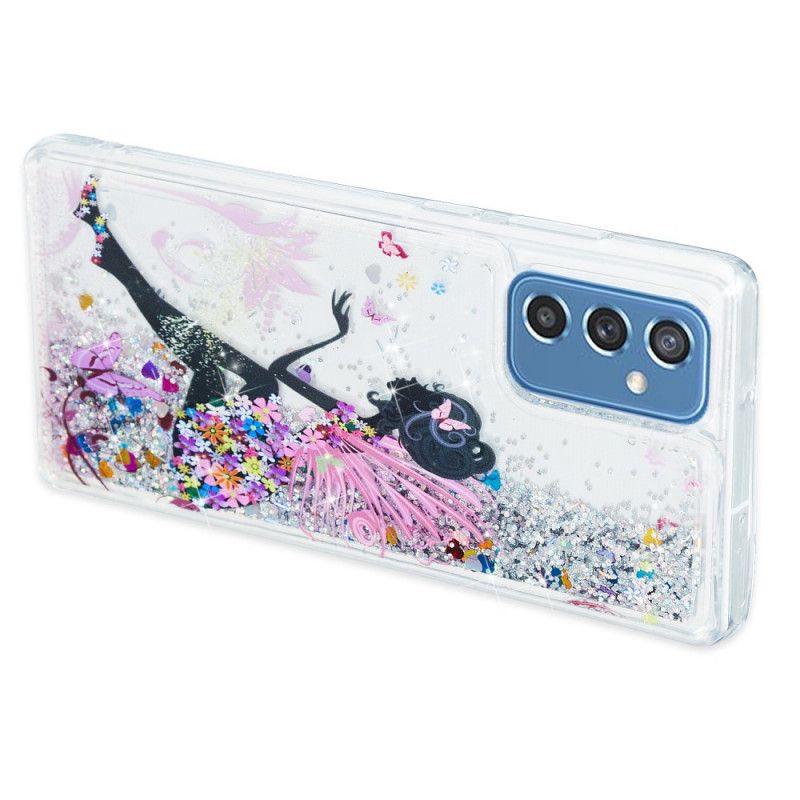 Deksel Til Samsung Galaxy M52 5G Prinsesse Glitter