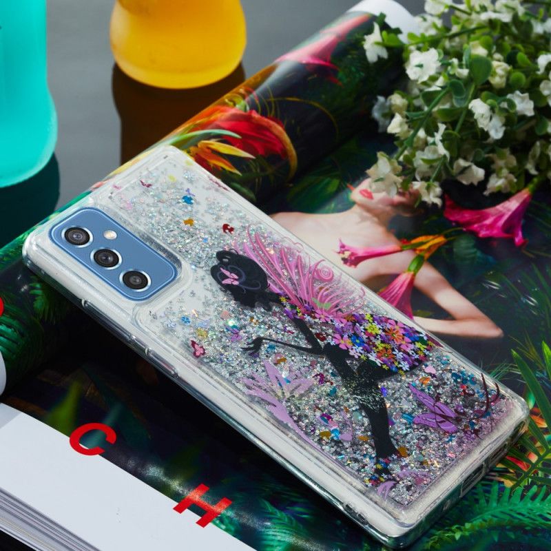 Deksel Til Samsung Galaxy M52 5G Prinsesse Glitter