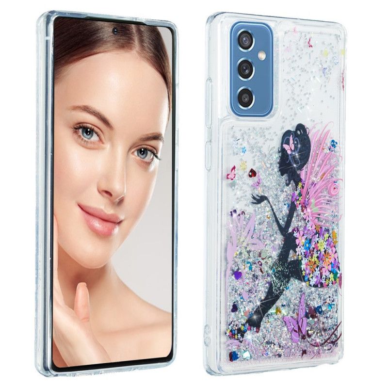 Deksel Til Samsung Galaxy M52 5G Prinsesse Glitter