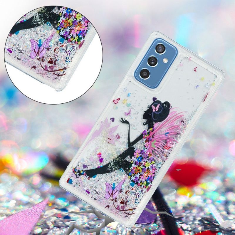 Deksel Til Samsung Galaxy M52 5G Prinsesse Glitter