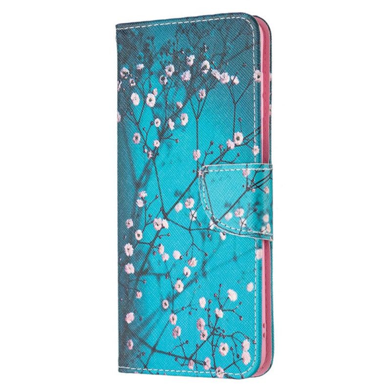 Folio Deksel Til Samsung Galaxy M52 5G Blomstrende Tre