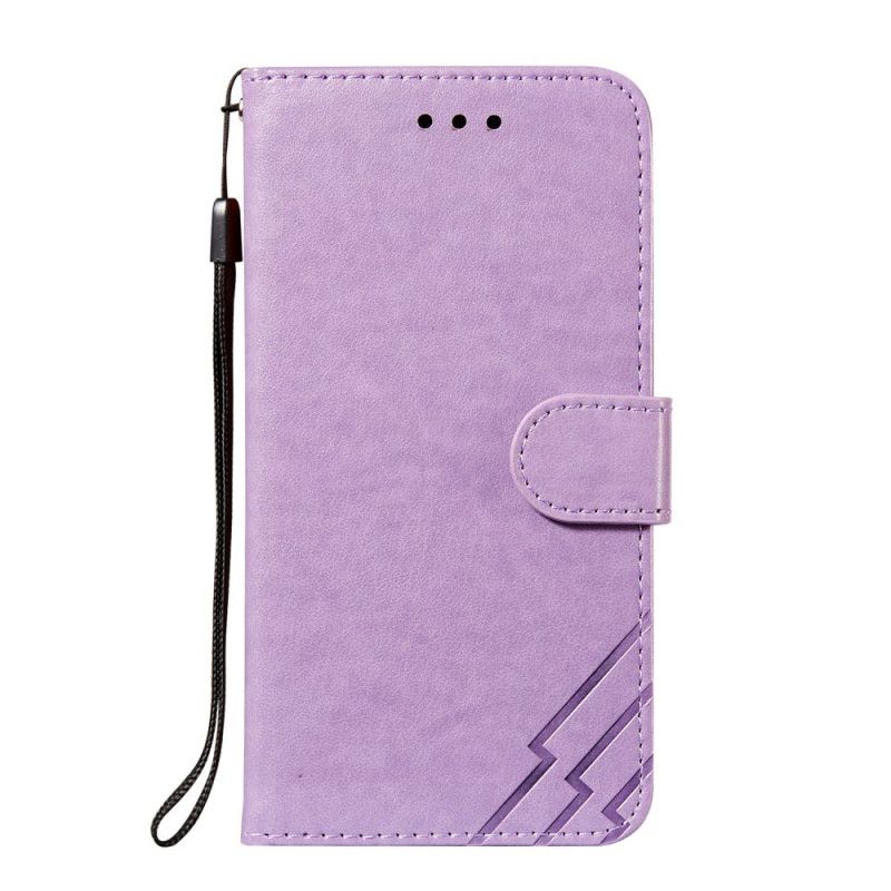 Folio Deksel Til Samsung Galaxy M52 5G Faux Leather 555