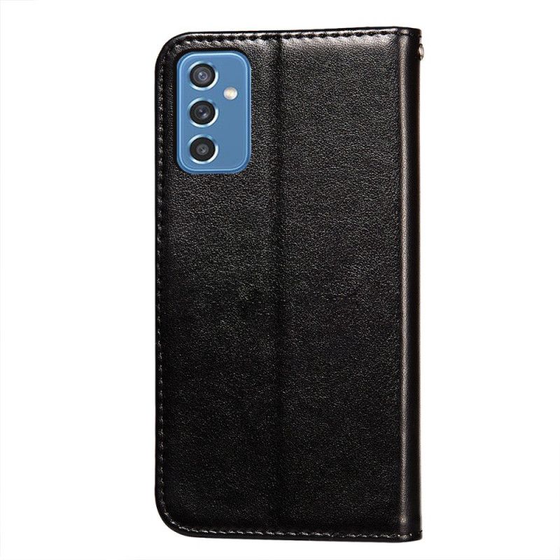 Folio Deksel Til Samsung Galaxy M52 5G Faux Leather 555