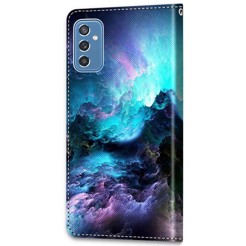 Folio Deksel Til Samsung Galaxy M52 5G Glow In The Dark Storm