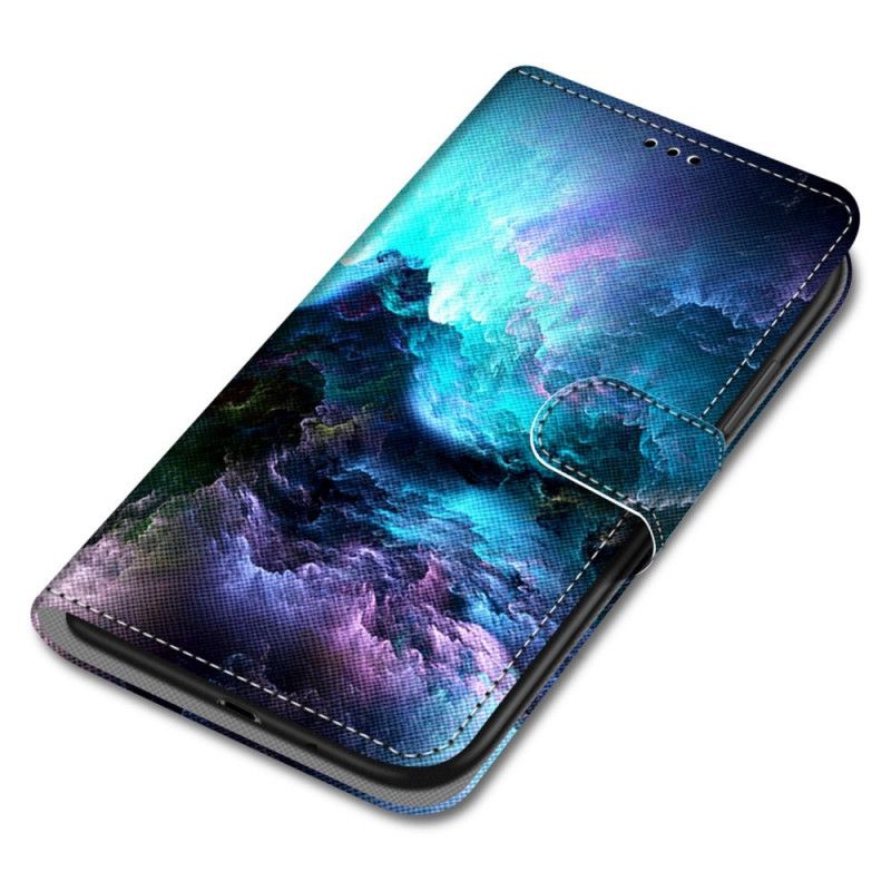 Folio Deksel Til Samsung Galaxy M52 5G Glow In The Dark Storm