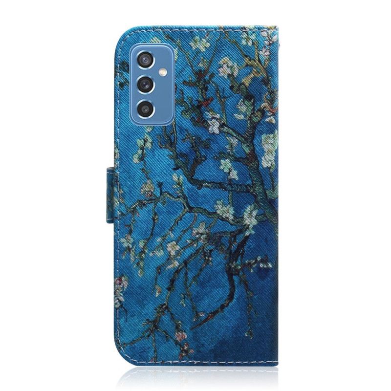 Folio Deksel Til Samsung Galaxy M52 5G Midnight Lily Of The Valley