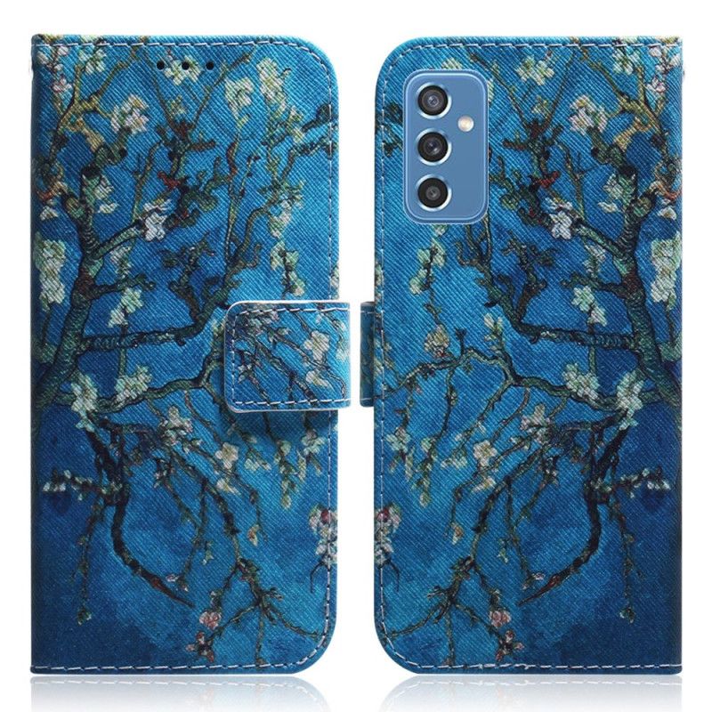 Folio Deksel Til Samsung Galaxy M52 5G Midnight Lily Of The Valley