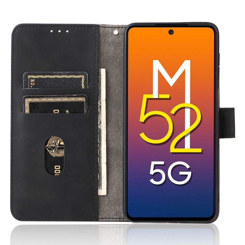 Folio Deksel Til Samsung Galaxy M52 5G Mykt Skinn