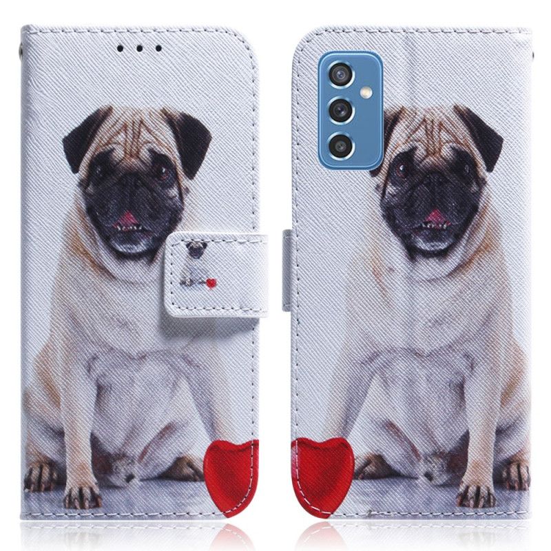 Folio Deksel Til Samsung Galaxy M52 5G Pug Dog