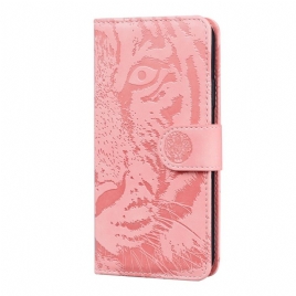 Folio Deksel Til Samsung Galaxy M52 5G Tiger Mandala