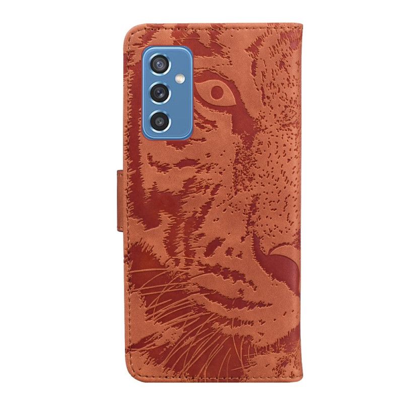 Folio Deksel Til Samsung Galaxy M52 5G Tiger Mandala