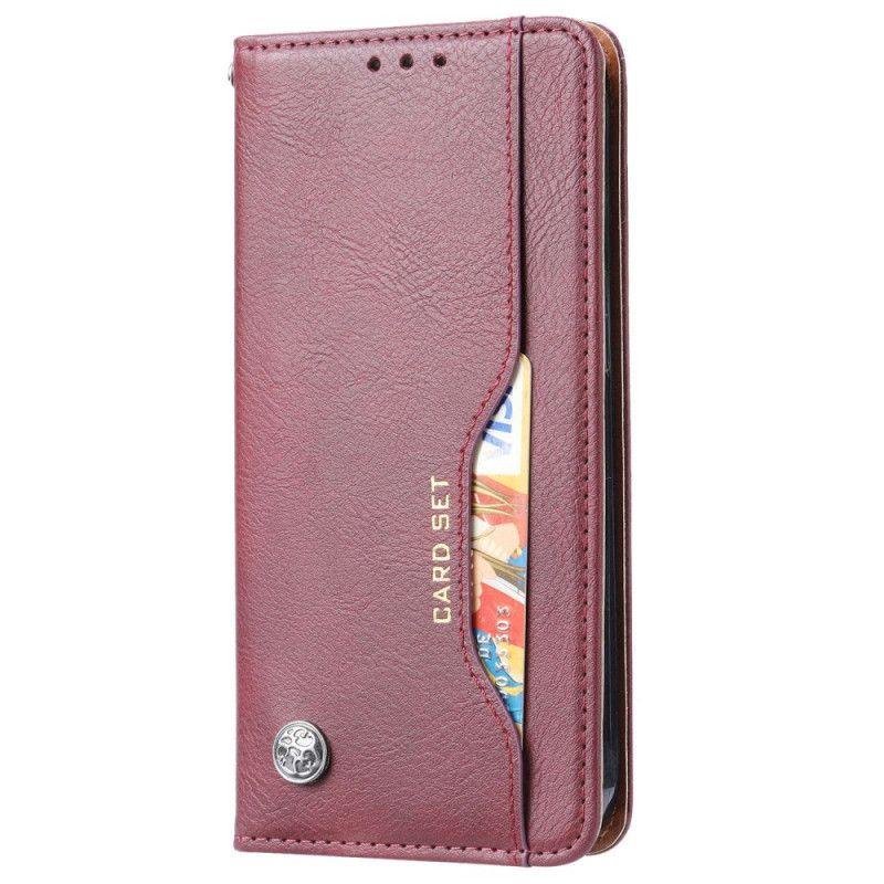 Beskyttelse Deksel Til iPhone 14 Folio Deksel Faux Leather Card Holder