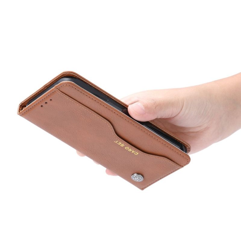 Beskyttelse Deksel Til iPhone 14 Folio Deksel Faux Leather Card Holder