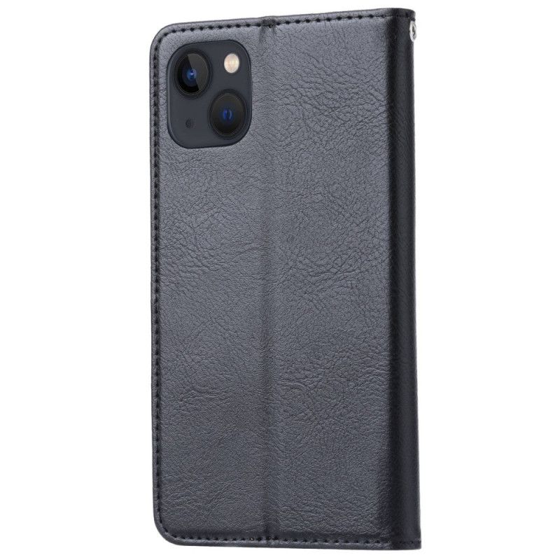 Beskyttelse Deksel Til iPhone 14 Folio Deksel Faux Leather Card Holder