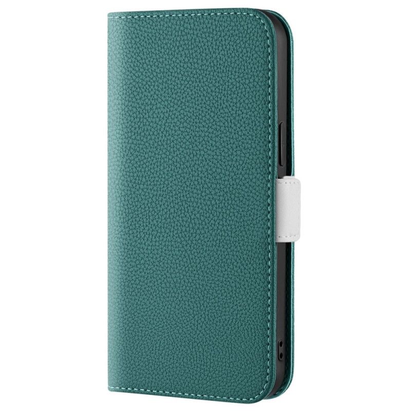 Beskyttelse Deksel Til iPhone 14 Folio Deksel Faux Leather Litchi