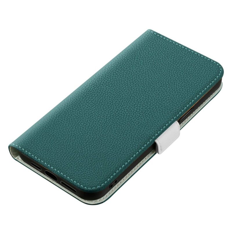 Beskyttelse Deksel Til iPhone 14 Folio Deksel Faux Leather Litchi