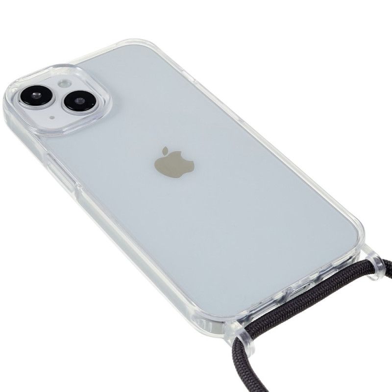 Deksel Til iPhone 14 Med Snor Transparent Snor