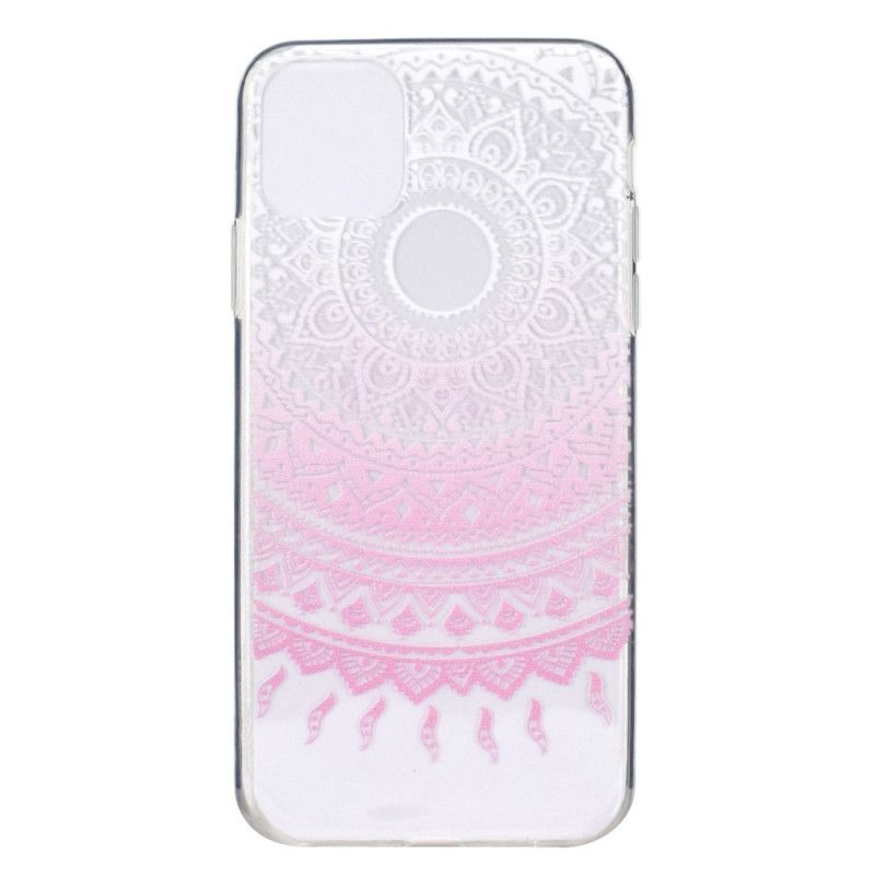 Deksel Til iPhone 14 Transparent Farget Mandala