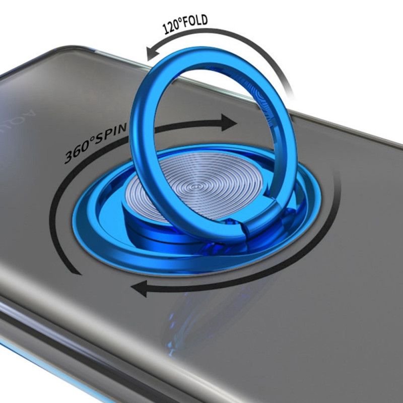 Deksel Til iPhone 14 Transparent Roterende Ring