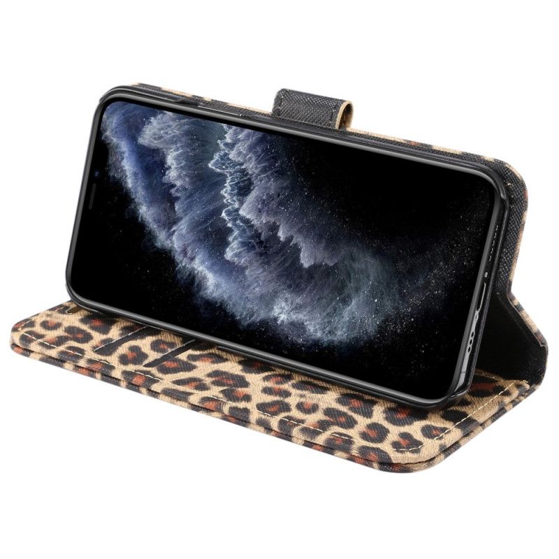 Lærdeksel Til iPhone 14 Leopard